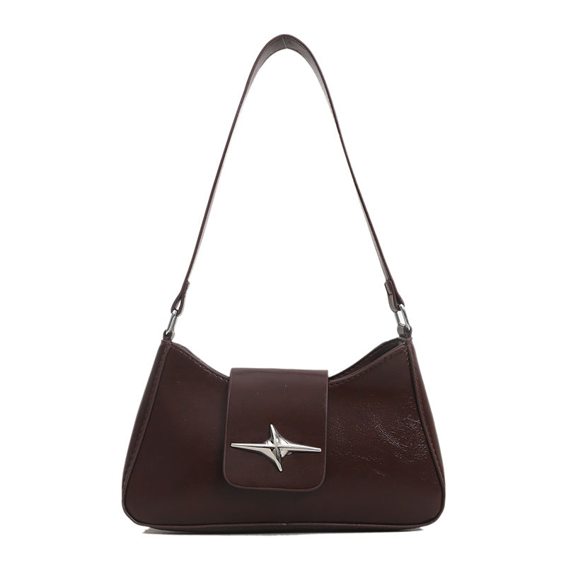 Autumn And Winter Textured Underarm Bag 1