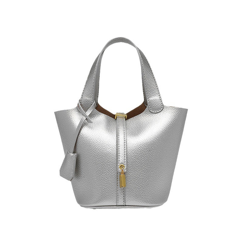 Lychee-Patterned Bucket Bag 2