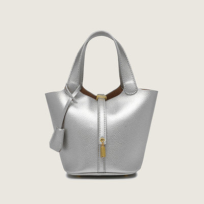 Lychee-Patterned Bucket Bag 2